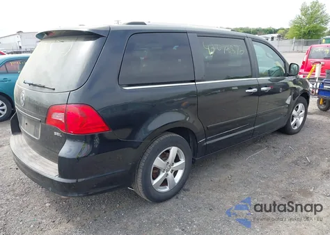 2011 Volkswagen Routan Sel Premium from USA, damaged, VIN 2V4RW6DG6BR695681